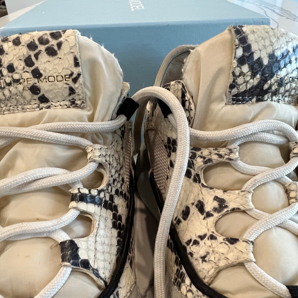 Phillipe Model Women’s Python And Nylon Sneakers … - image 6